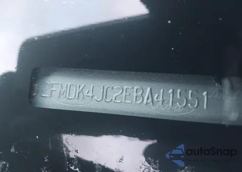 2014 Ford Edge Sel from USA, damaged, VIN 2FMDK4JC2EBA41551